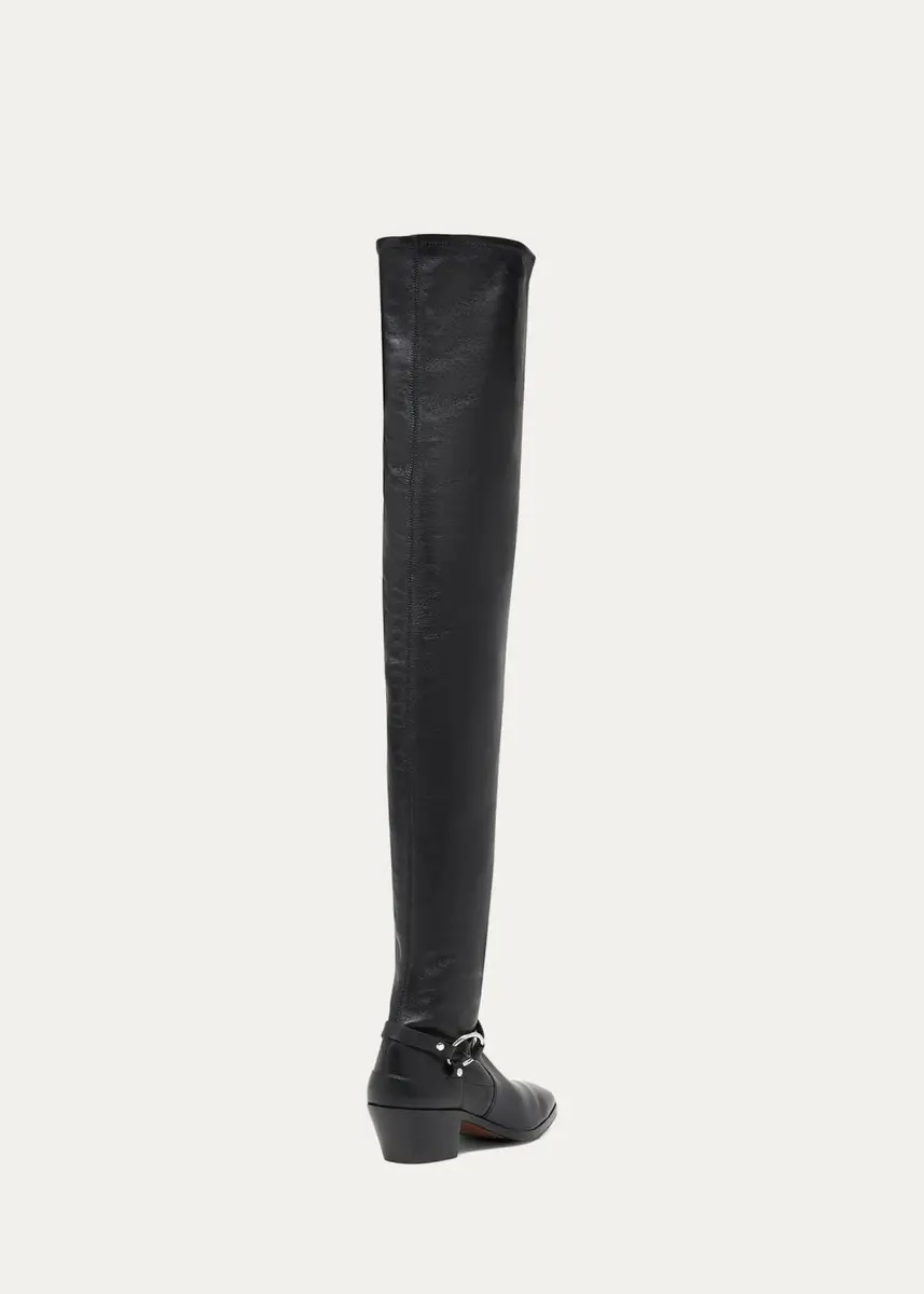 ORA 45MM Leather Over-The-Knee Boots | Thumbnail 2 ORA 45MM Leather Over-The-Knee Boots | Thumbnail 2