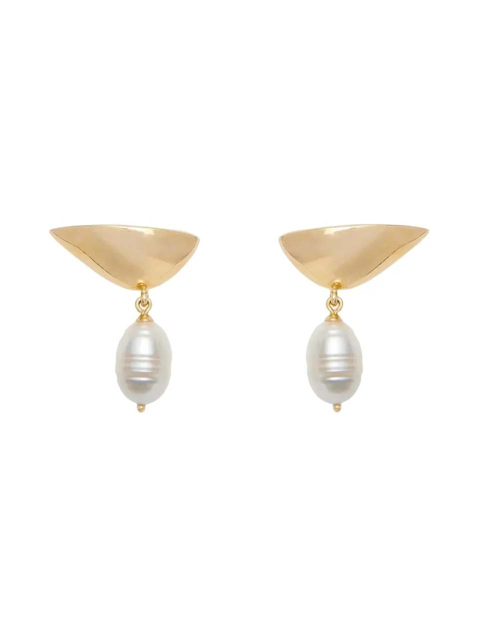 Lobe Pearl Drop Earrings Lobe Pearl Drop Earrings
