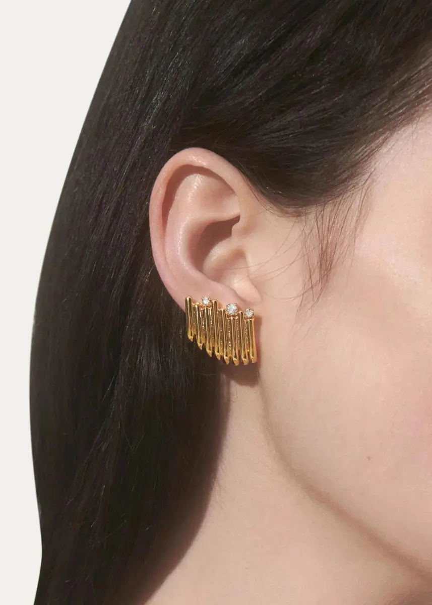 Lady Grey Crystal Strata Earrings | Thumbnail 2 Lady Grey Crystal Strata Earrings | Thumbnail 2