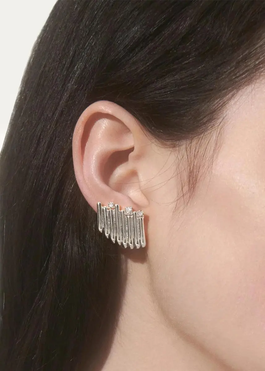 Lady Grey Crystal Strata Earrings | Thumbnail 4 Lady Grey Crystal Strata Earrings | Thumbnail 4