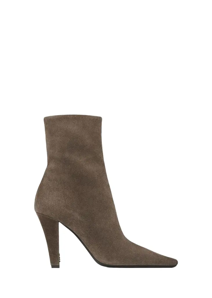 95mm Jill Suede Ankle Booties 95mm Jill Suede Ankle Booties