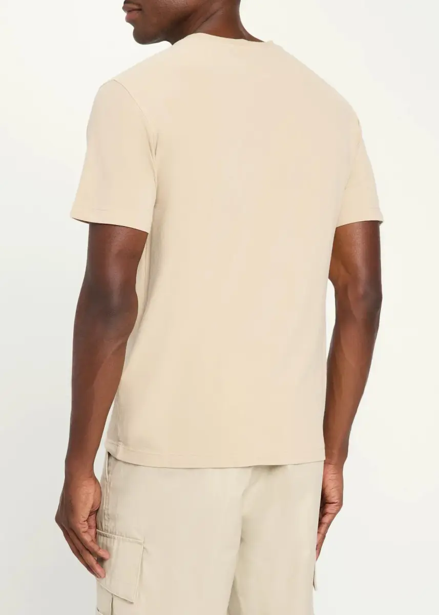 Stone Island Men's Jersey Compass-Patch Crewneck T-Shirt | Thumbnail 3