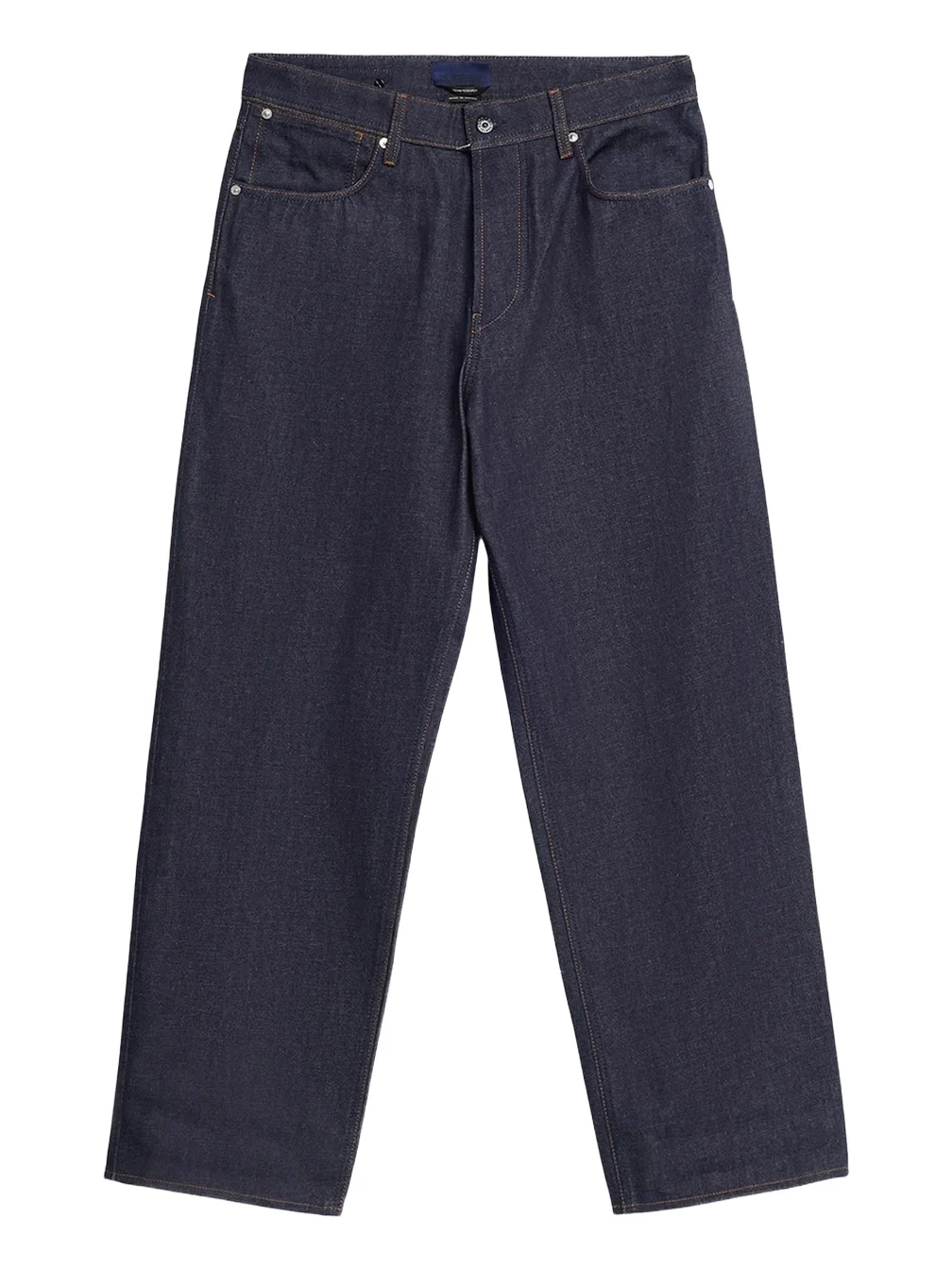 Men's Raw Indigo Denim Relaxed Straight-Fit Jeans Men's Raw Indigo Denim Relaxed Straight-Fit Jeans
