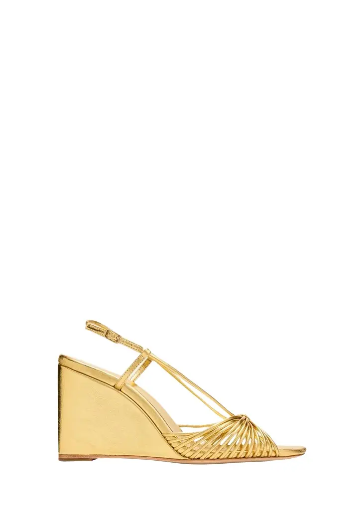 90mm Marren Metallic Leather Strappy Slingback Sandals 90mm Marren Metallic Leather Strappy Slingback Sandals