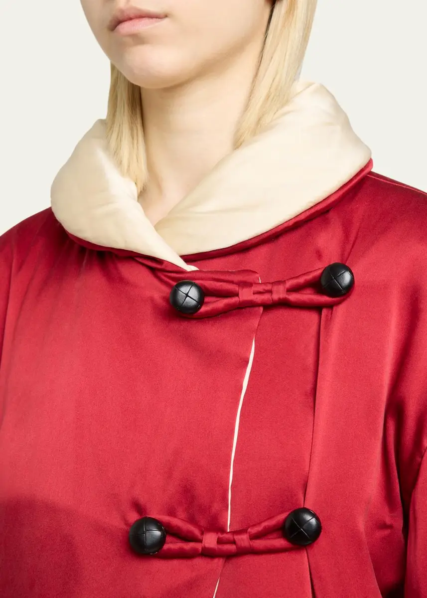 Isabel Marant Bleza Colorblock Silk Reversible Jacket | Thumbnail 5 Isabel Marant Bleza Colorblock Silk Reversible Jacket | Thumbnail 5