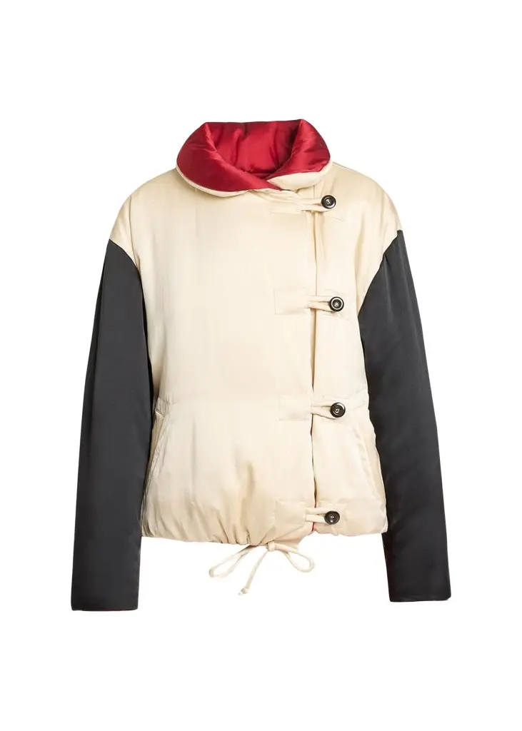 Bleza Colorblock Silk Reversible Jacket