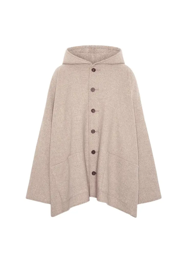 Eskandar Wool Cashmere Hooded Coat - Long Length