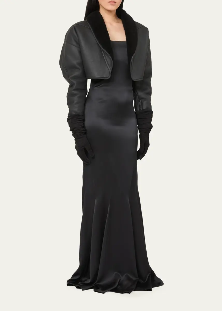 Max Mara Strapless Silk Mermaid Gown | Thumbnail 4 Max Mara Strapless Silk Mermaid Gown | Thumbnail 4