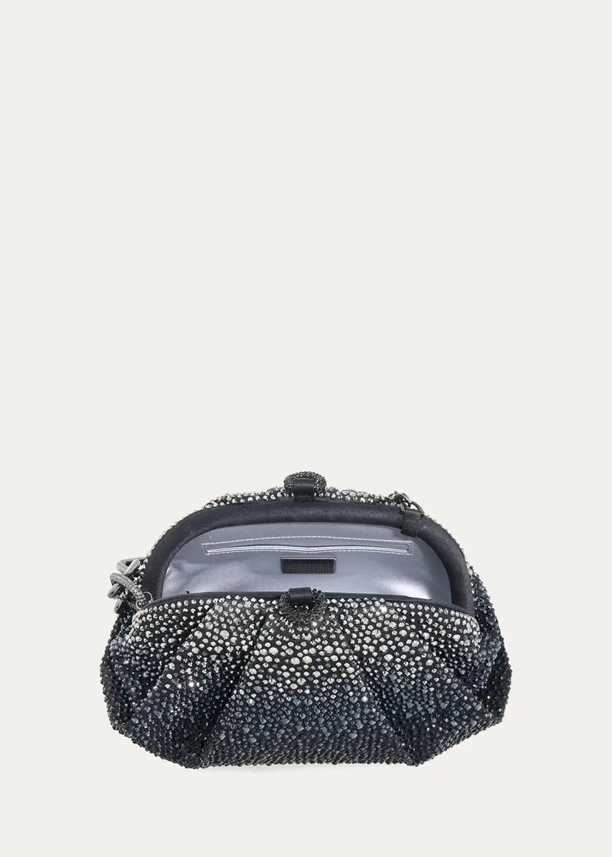 Judith Leiber Couture Gemma Pleated Ombré Crystal Top-Handle Bag | Thumbnail 3 Judith Leiber Couture Gemma Pleated Ombré Crystal Top-Handle Bag | Thumbnail 3