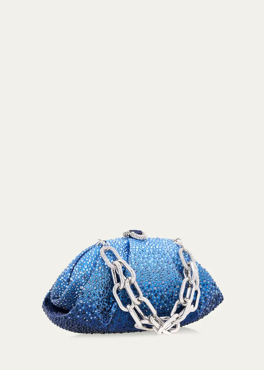 Judith Leiber Couture Gemma Pleated Ombré Crystal Top-Handle Bag | Thumbnail 5 Judith Leiber Couture Gemma Pleated Ombré Crystal Top-Handle Bag | Thumbnail 5