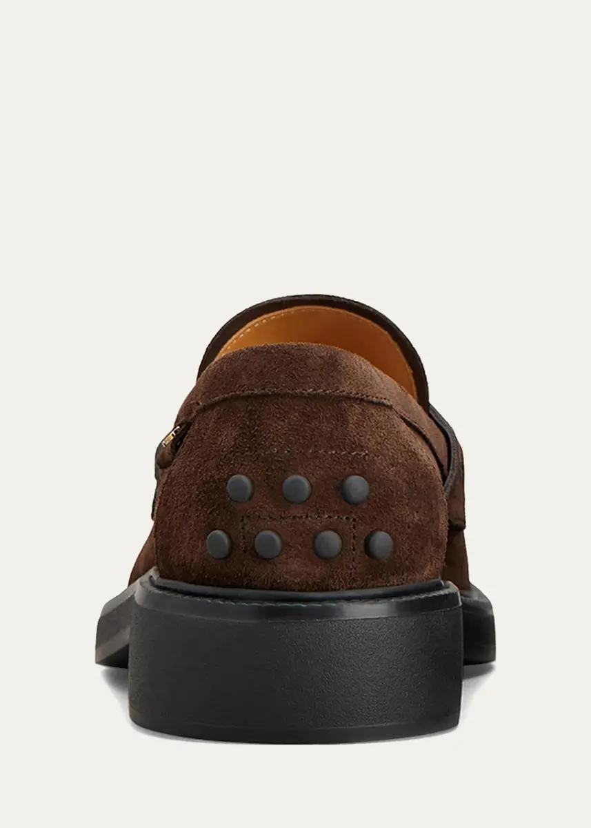 Tod's Gomma Suede Penny Loafers | Thumbnail 2