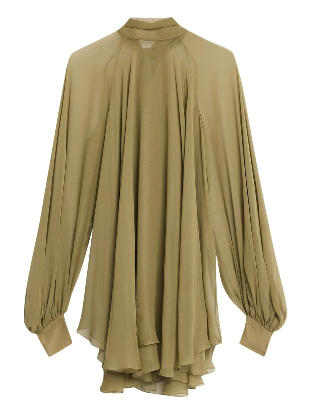 Silk Georgette Oversized Trapeze Blouse Silk Georgette Oversized Trapeze Blouse