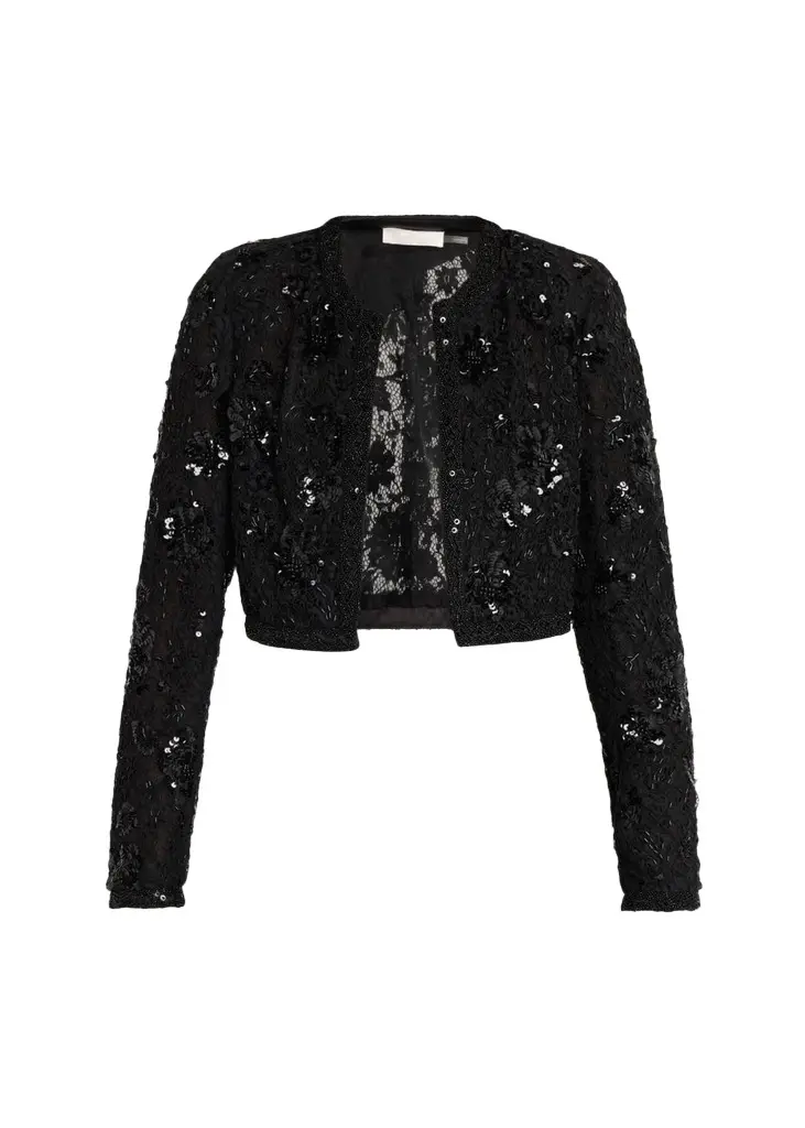 Eloweth Sequined Cropped Jacket Eloweth Sequined Cropped Jacket