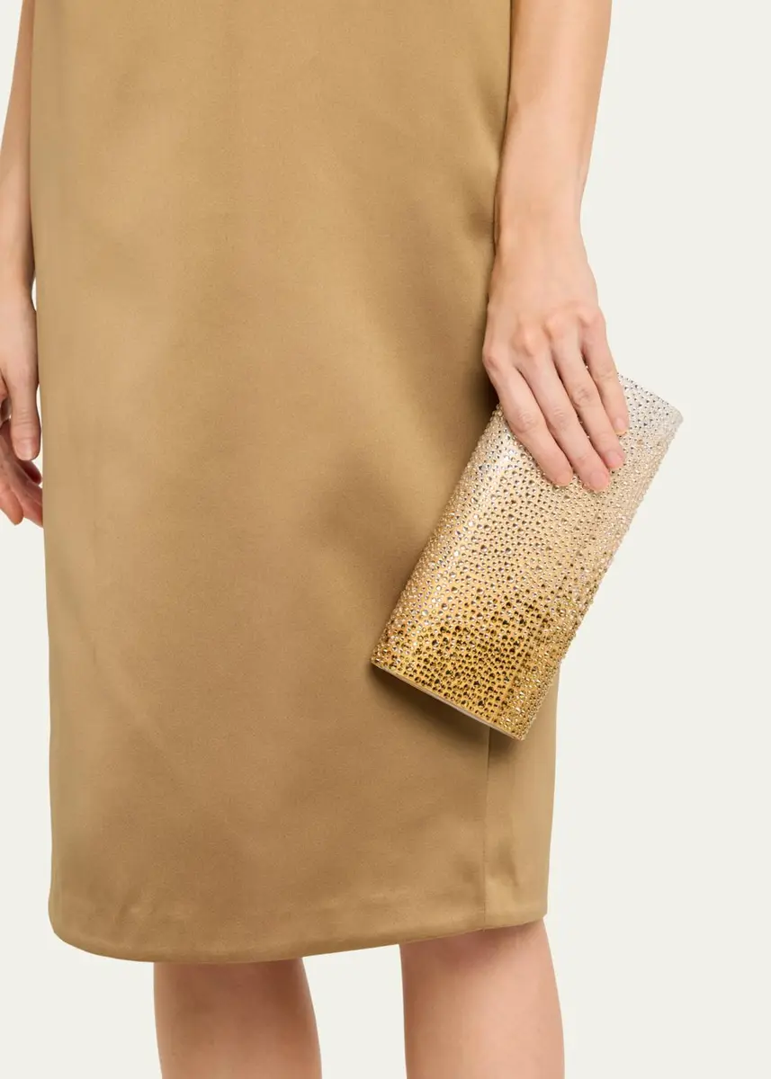 Judith Leiber Couture Perry Ombre Crystal Flap Clutch Bag | Thumbnail 4 Judith Leiber Couture Perry Ombre Crystal Flap Clutch Bag | Thumbnail 4