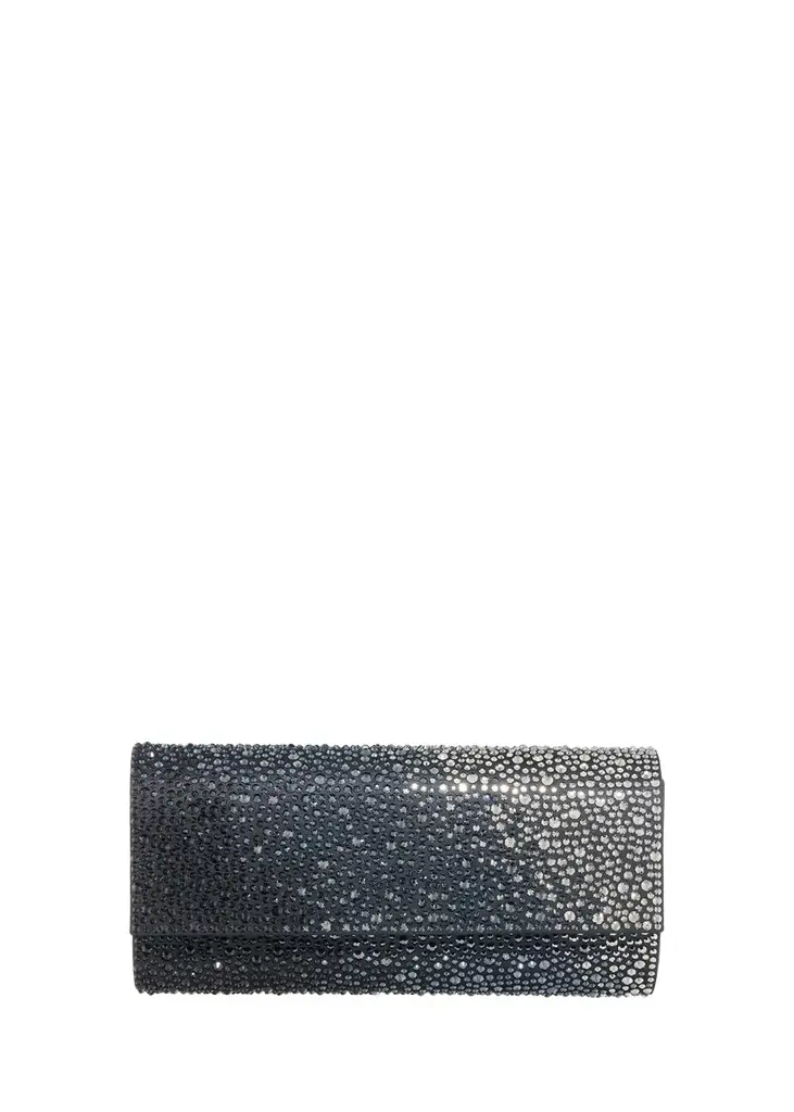 Perry Ombre Crystal Flap Clutch Bag Perry Ombre Crystal Flap Clutch Bag