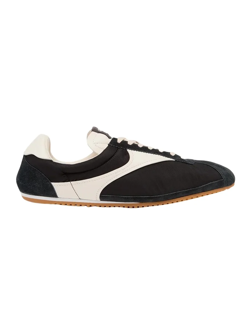 Bottega Veneta Men's Shot Nylon and Leather T-Toe Sneakers