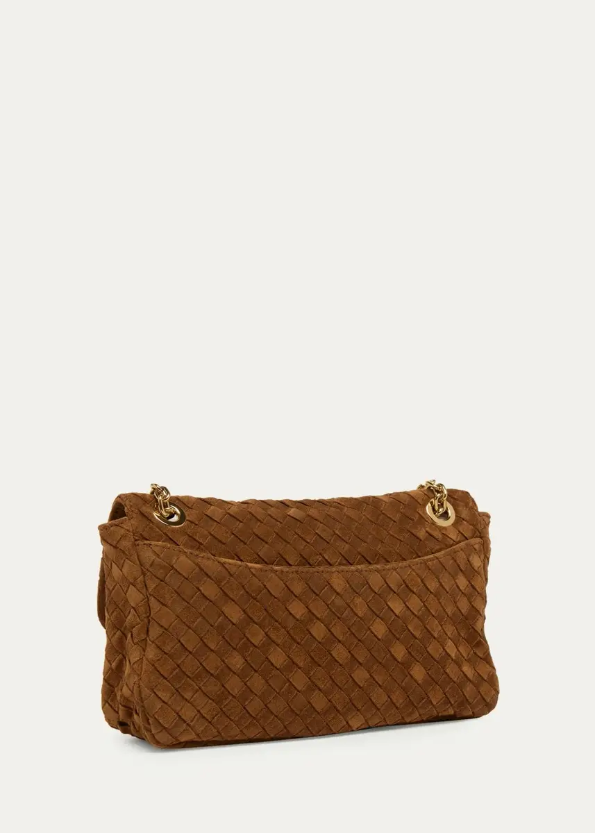 Bottega Veneta Madison Small Suede Shoulder Bag | Thumbnail 3 Bottega Veneta Madison Small Suede Shoulder Bag | Thumbnail 3