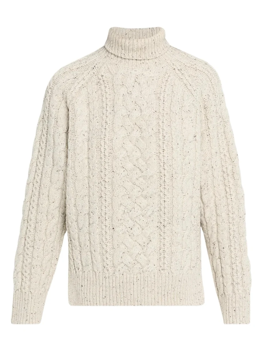 Cable-Knit Turtleneck Sweater Cable-Knit Turtleneck Sweater