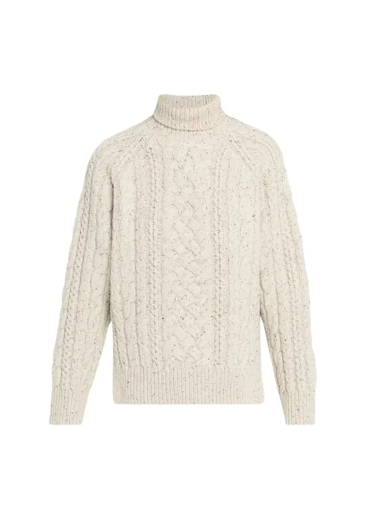 TOTEME Cable-Knit Turtleneck Sweater