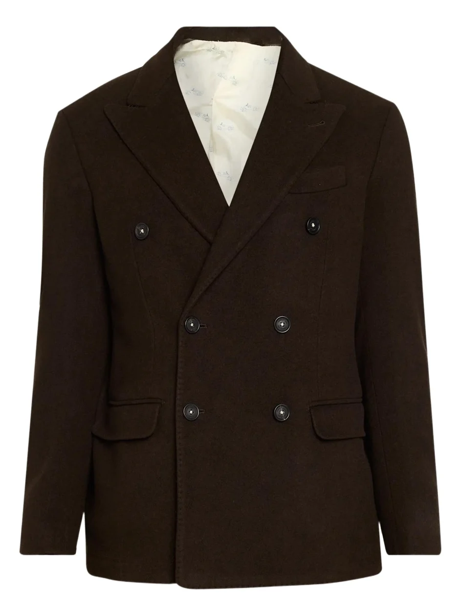 Men's Double-Breasted Cashmere Blazer Men's Double-Breasted Cashmere Blazer