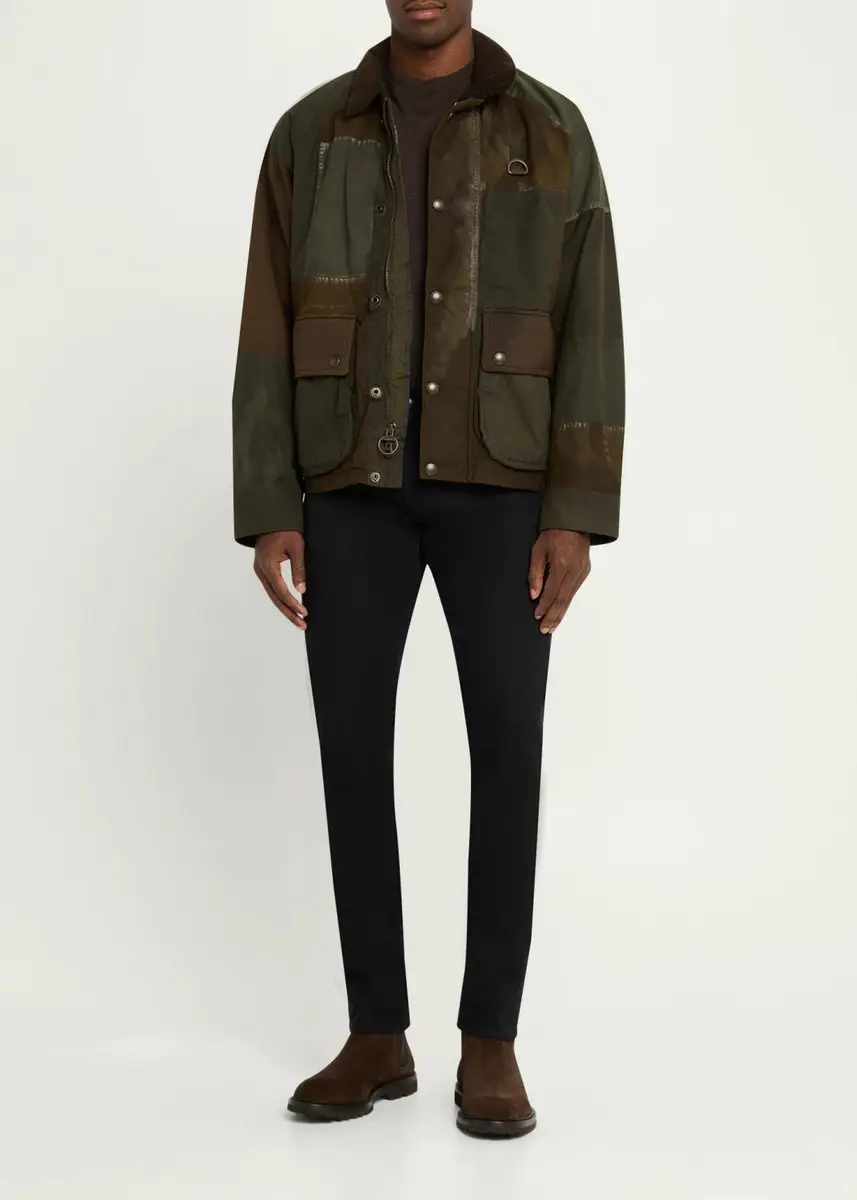Polo Ralph Lauren Men's Patchwork Oilcloth Utility Jacket | Thumbnail 2 Polo Ralph Lauren Men's Patchwork Oilcloth Utility Jacket | Thumbnail 2