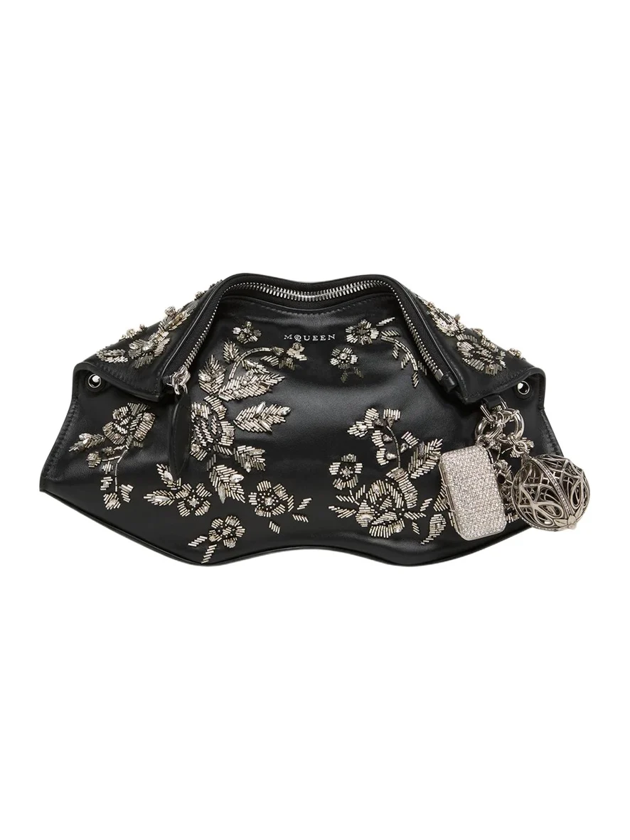 Manta Embellished Leather Clutch Manta Embellished Leather Clutch