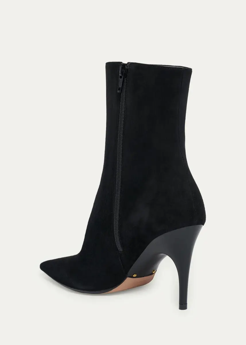 Balenciaga 90mm Suede Ankle Boots | Thumbnail 2