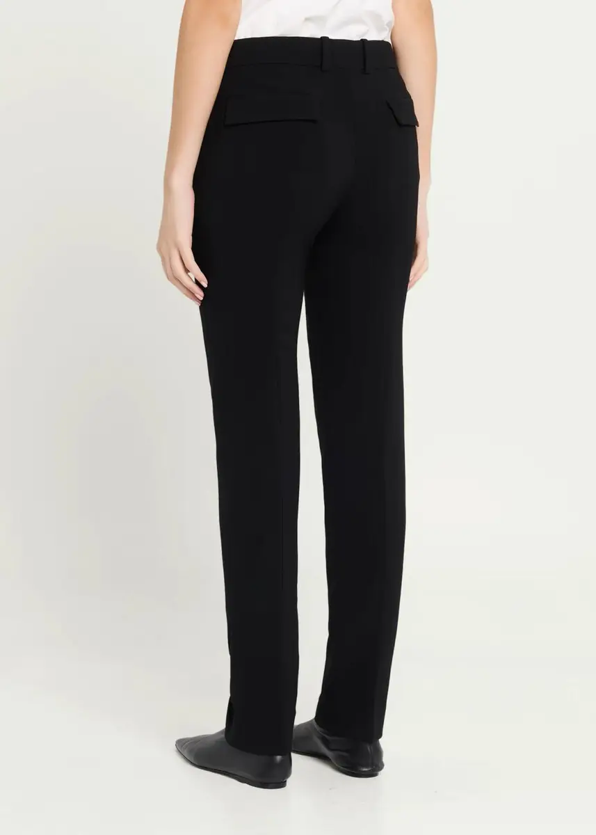 TOTEME Low-Rise Wool Slim Trousers | Thumbnail 3 TOTEME Low-Rise Wool Slim Trousers | Thumbnail 3
