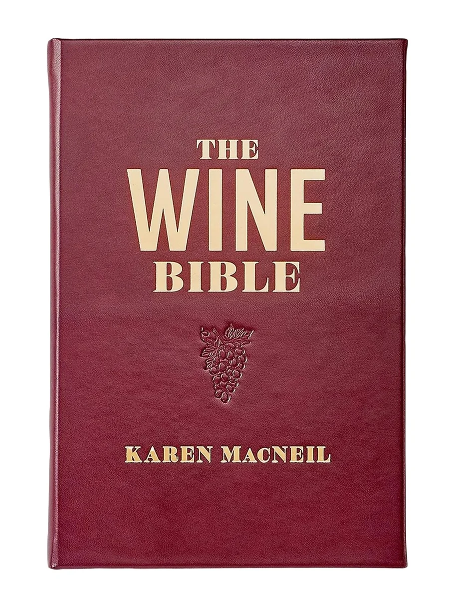 Graphic Image "The Wine Bible (3rd Edition)" Leather-Bound Book by Karen MacNeil
