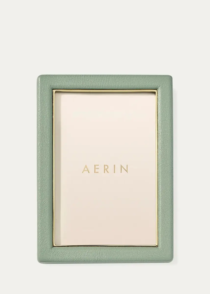AERIN Piero Leather Photo Frame, 4" x 6" | Thumbnail 2 AERIN Piero Leather Photo Frame, 4" x 6" | Thumbnail 2