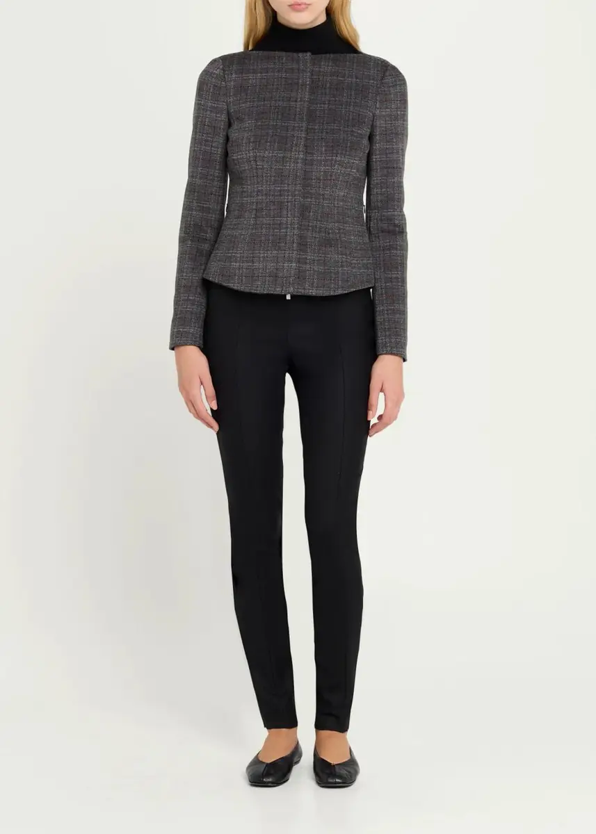 Theory Plaid Tweed Jacket | Thumbnail 2 Theory Plaid Tweed Jacket | Thumbnail 2