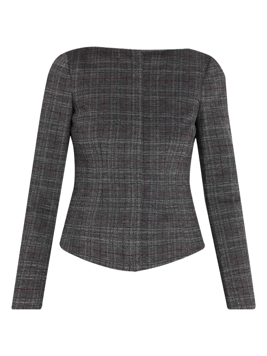 Plaid Tweed Jacket Plaid Tweed Jacket