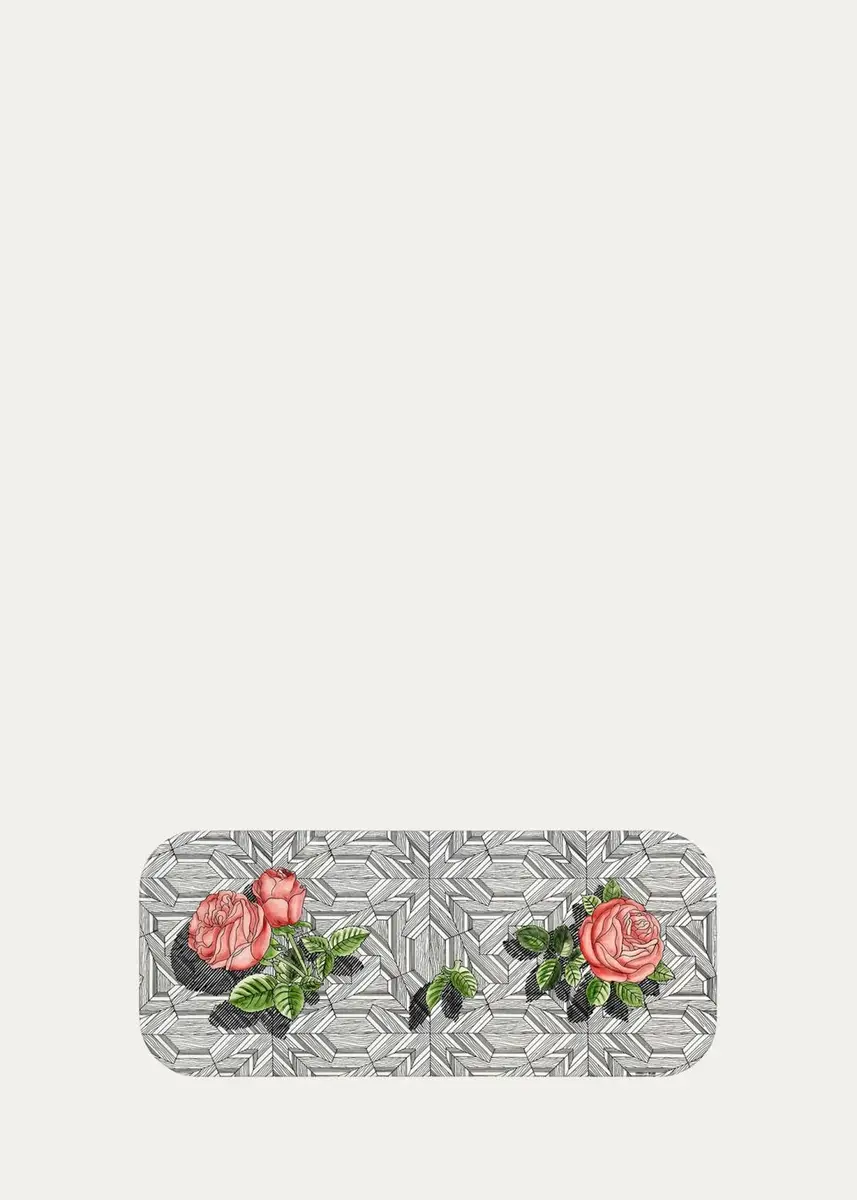 FORNASETTI Tray 25X60cm - Musciarabia With Roses Color | Thumbnail 2 FORNASETTI Tray 25X60cm - Musciarabia With Roses Color | Thumbnail 2