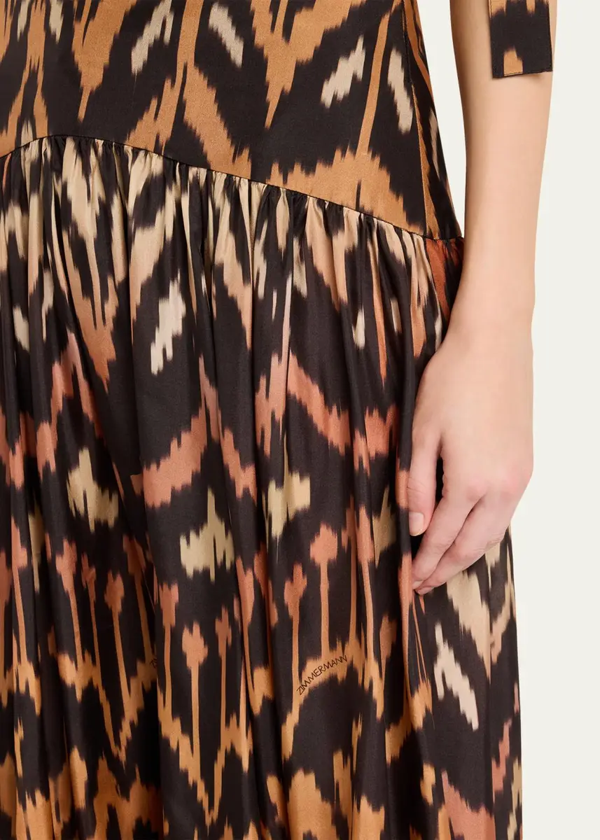 Zimmermann Aster Ikat Midi Skirt | Thumbnail 5 Zimmermann Aster Ikat Midi Skirt | Thumbnail 5