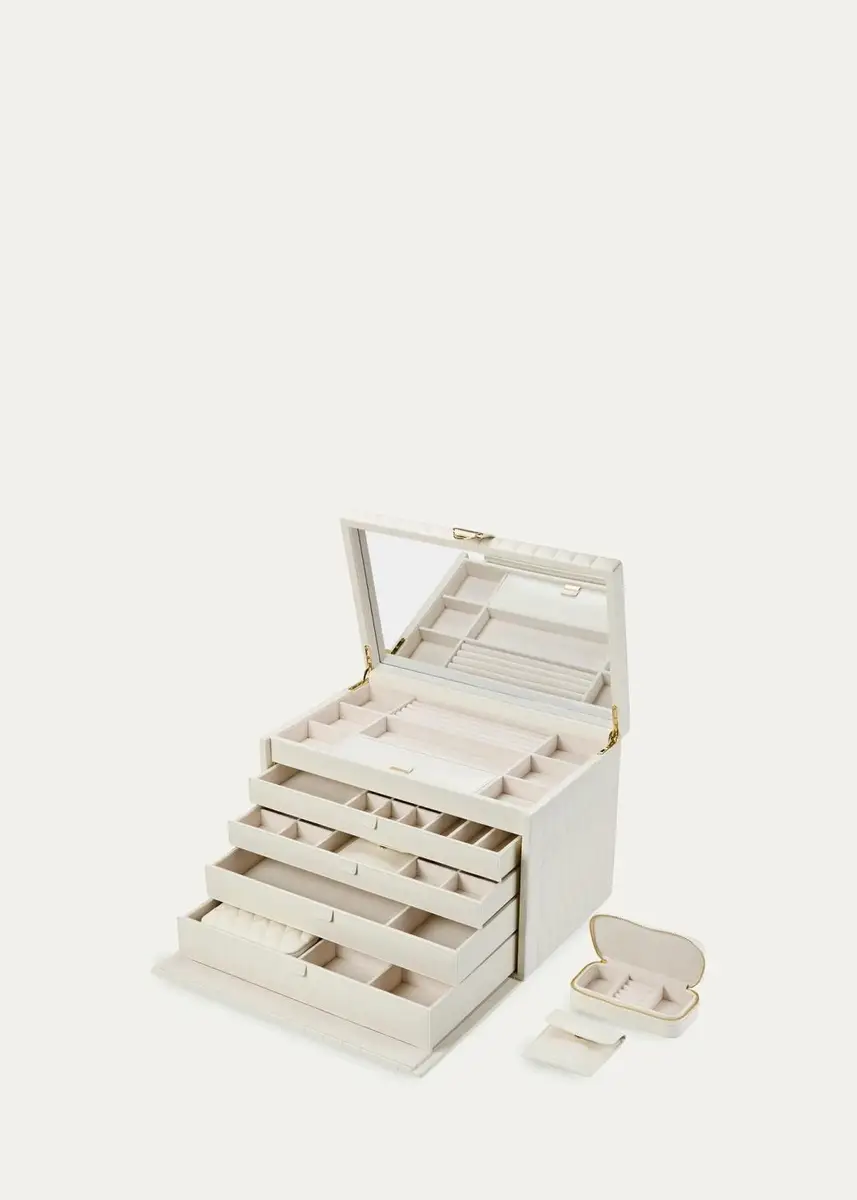 Wolf Lauren Extra-Large Vegan Leather Jewelry Box | Thumbnail 3 Wolf Lauren Extra-Large Vegan Leather Jewelry Box | Thumbnail 3