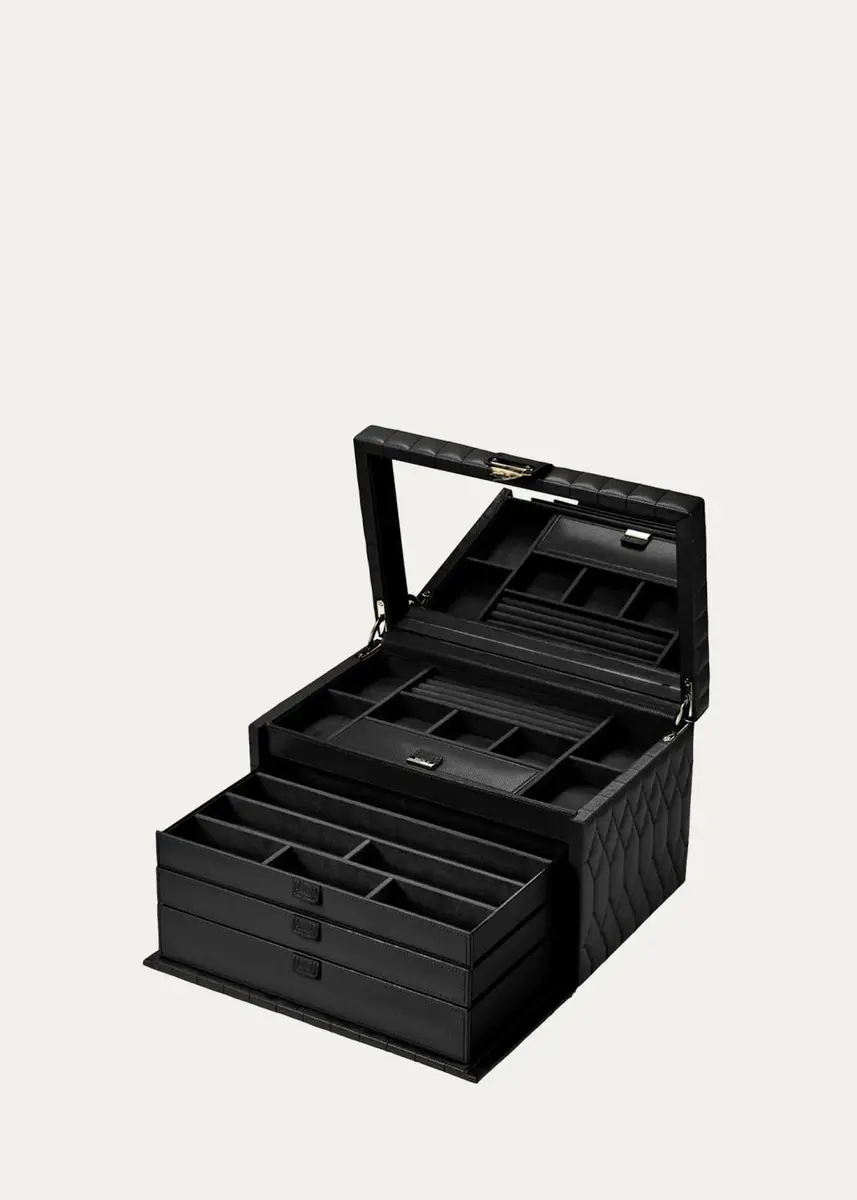Wolf Lauren Large Vegan Leather Jewelry Box | Thumbnail 4 Wolf Lauren Large Vegan Leather Jewelry Box | Thumbnail 4