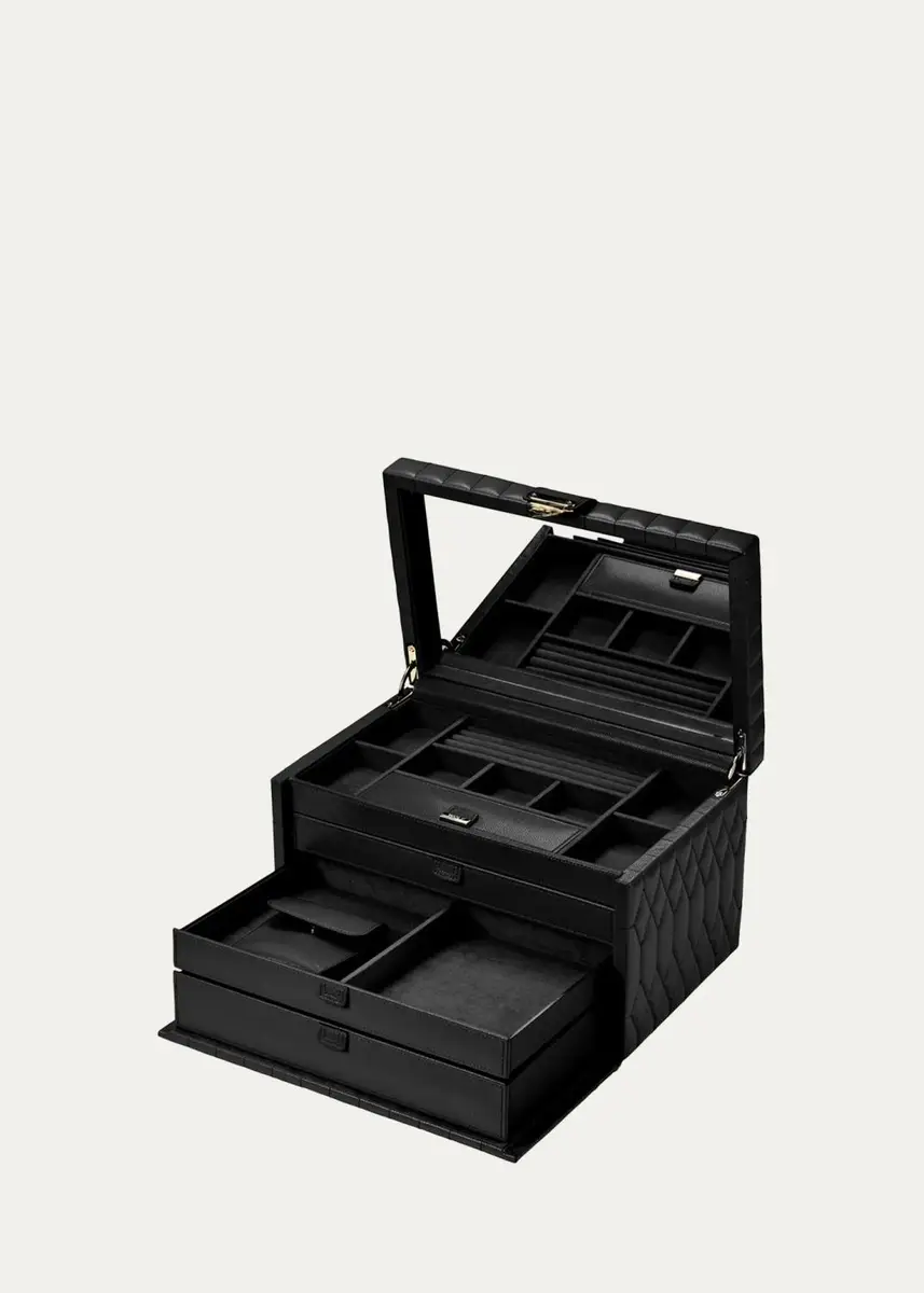 Wolf Lauren Large Vegan Leather Jewelry Box | Thumbnail 5 Wolf Lauren Large Vegan Leather Jewelry Box | Thumbnail 5