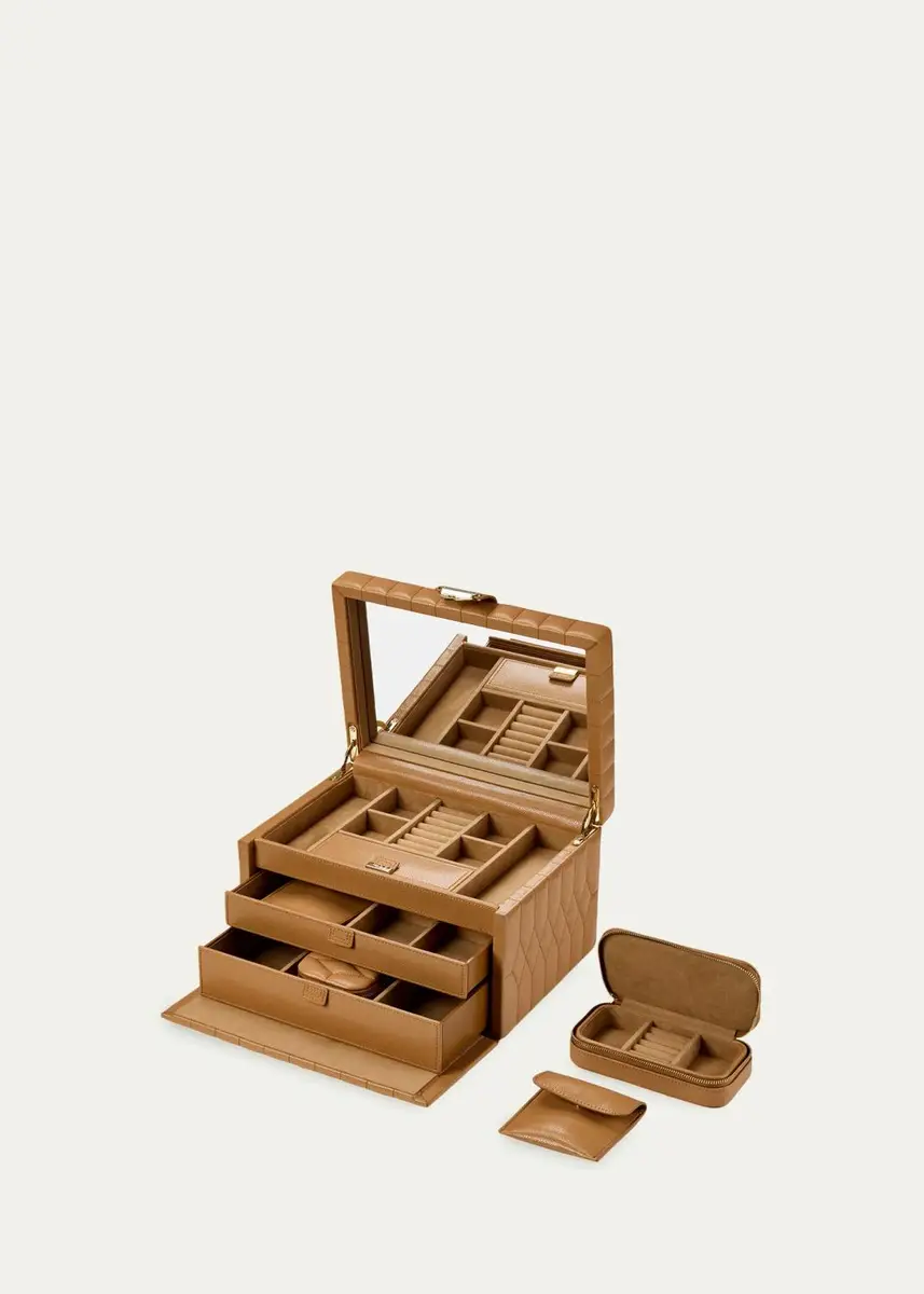 Wolf Lauren Medium Vegan Leather Jewelry Box | Thumbnail 3 Wolf Lauren Medium Vegan Leather Jewelry Box | Thumbnail 3