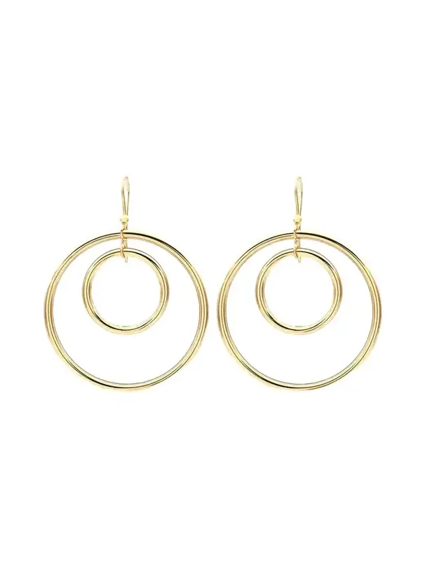 FARAONE MENNELLA by R.F.M.A.S. 18K Gold Small Concentric Hoop Earrings