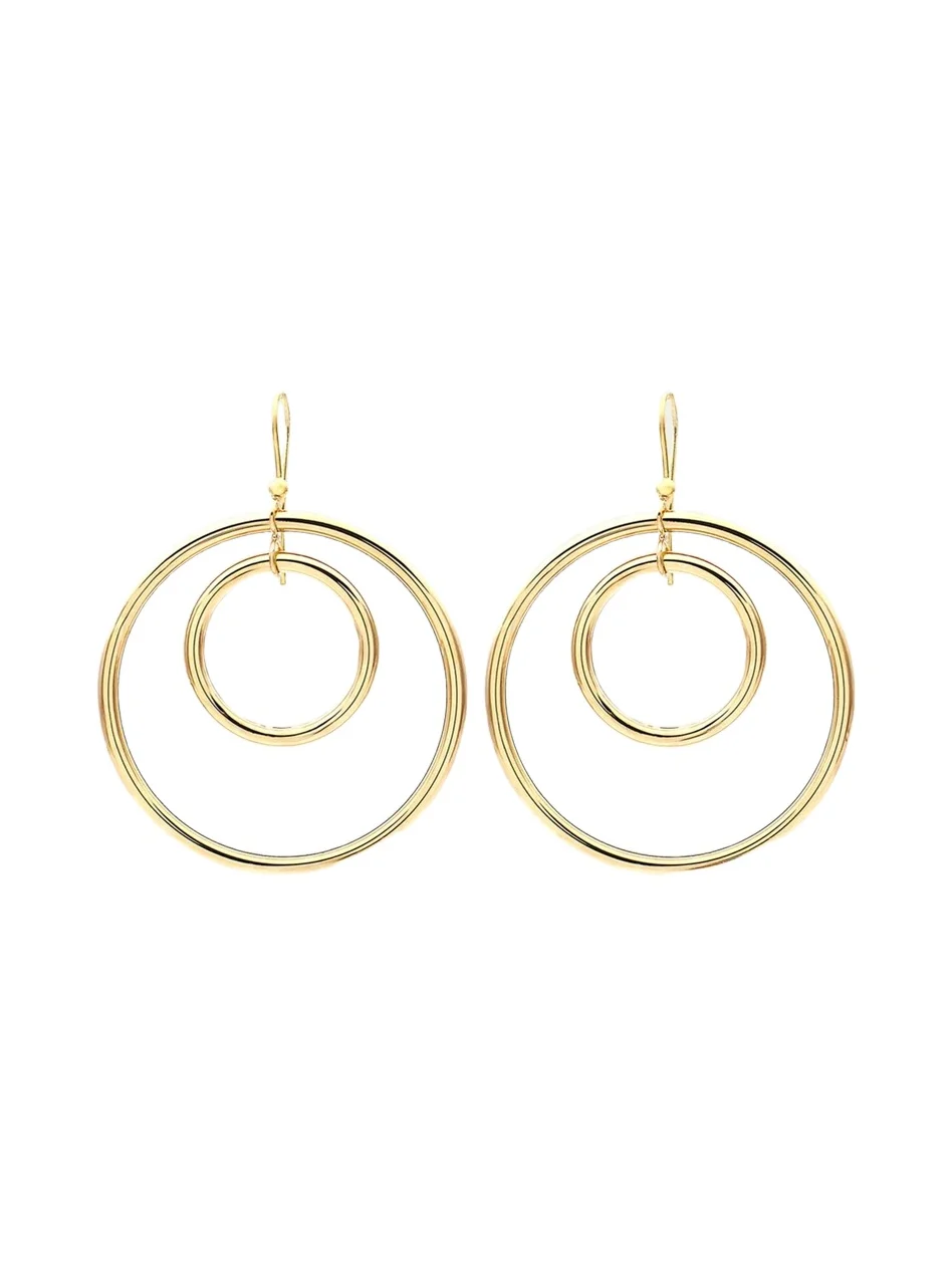 18K Gold Small Concentric Hoop Earrings 18K Gold Small Concentric Hoop Earrings