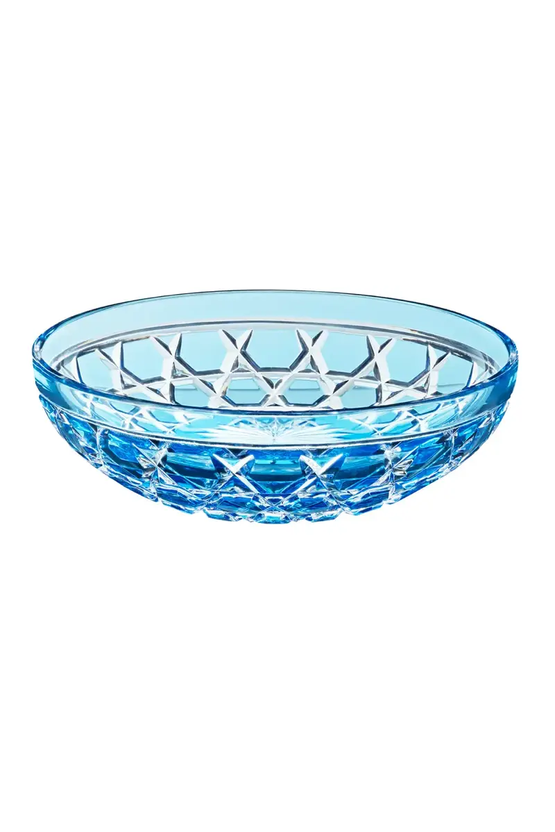 Saint Louis Crystal Royal Small Bowl, Sky Blue | Thumbnail 2