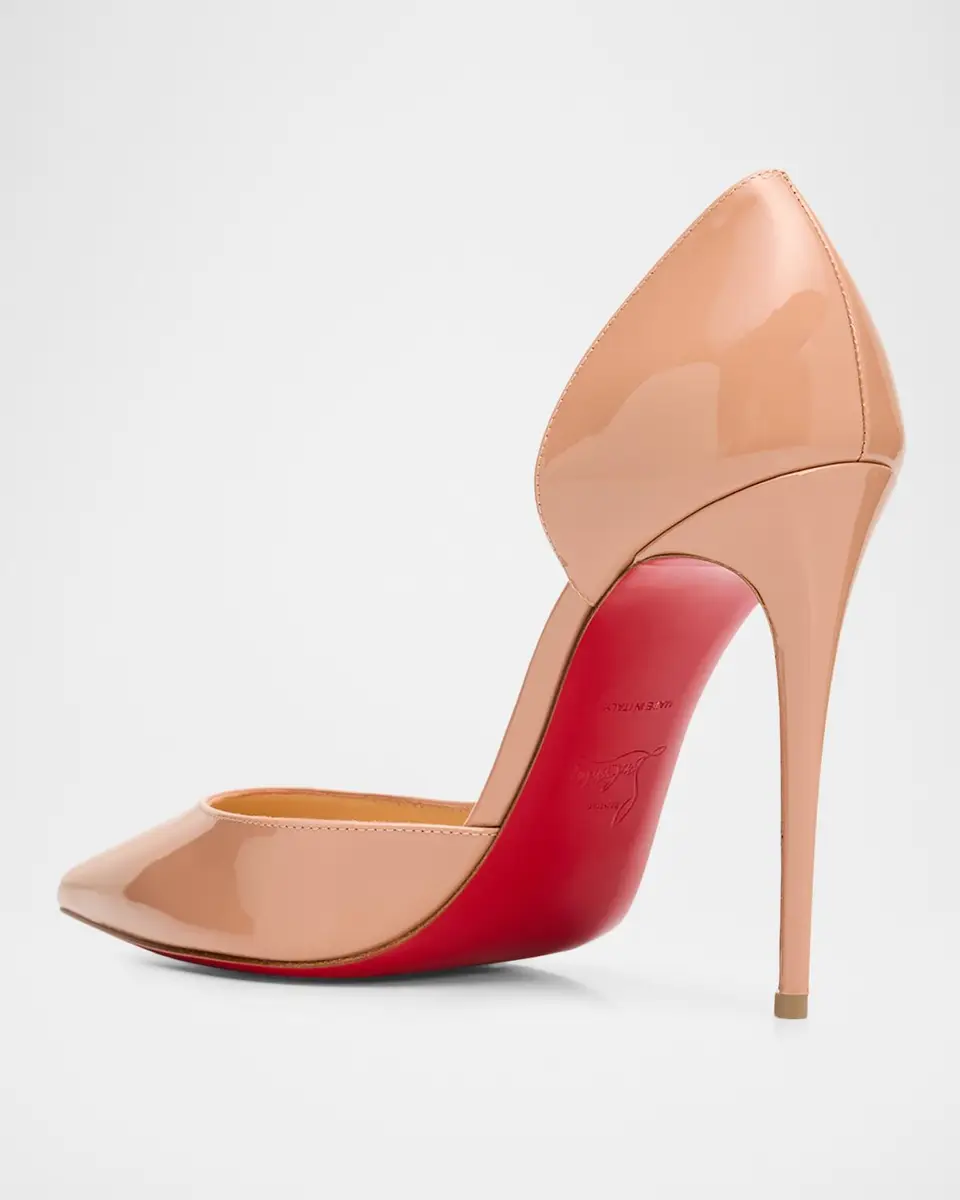 Christian Louboutin 100mm Iriza Patent Open-Side Pumps | Thumbnail 4 Christian Louboutin 100mm Iriza Patent Open-Side Pumps | Thumbnail 4