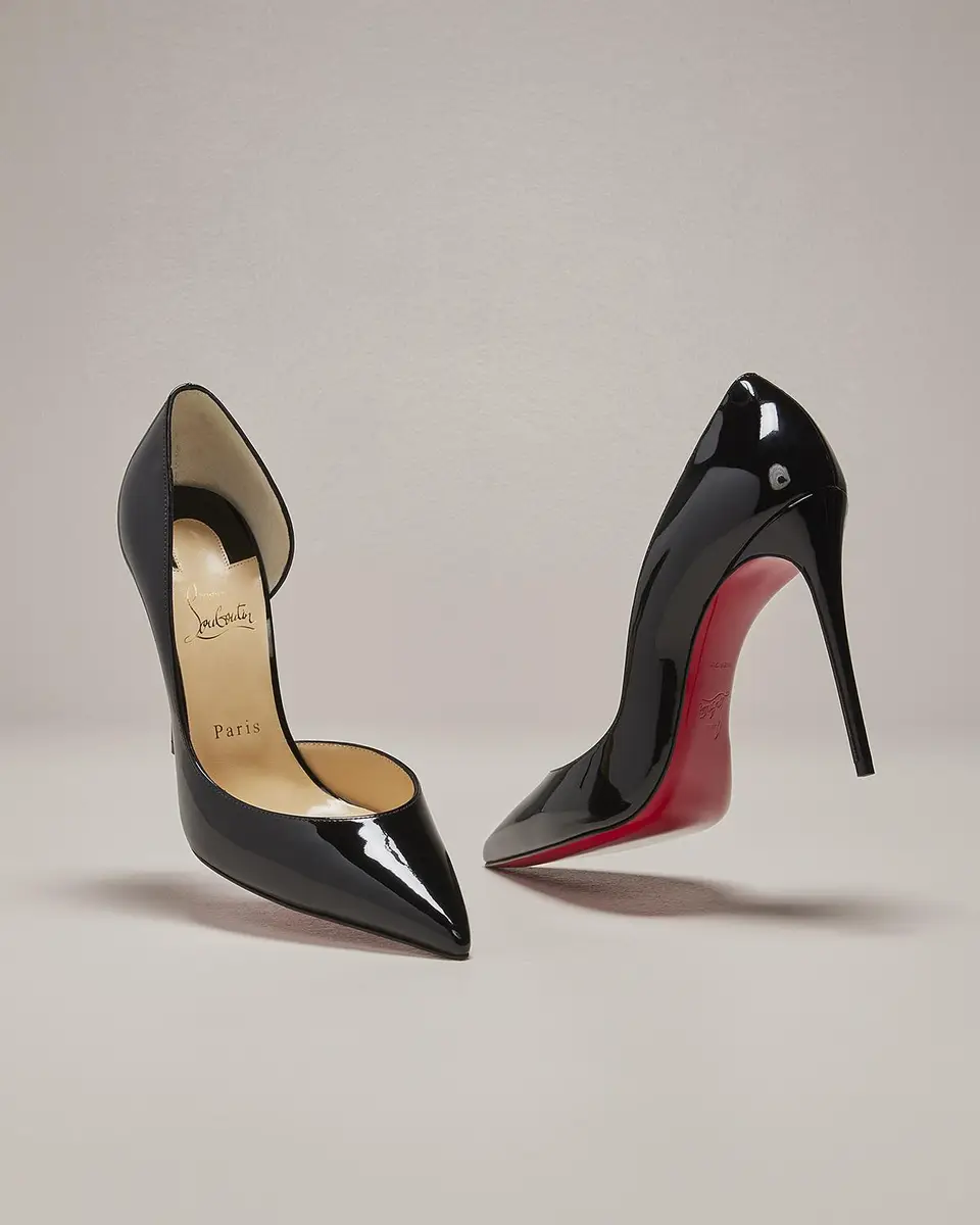 Christian Louboutin 100mm Iriza Patent Open-Side Pumps | Thumbnail 5 Christian Louboutin 100mm Iriza Patent Open-Side Pumps | Thumbnail 5