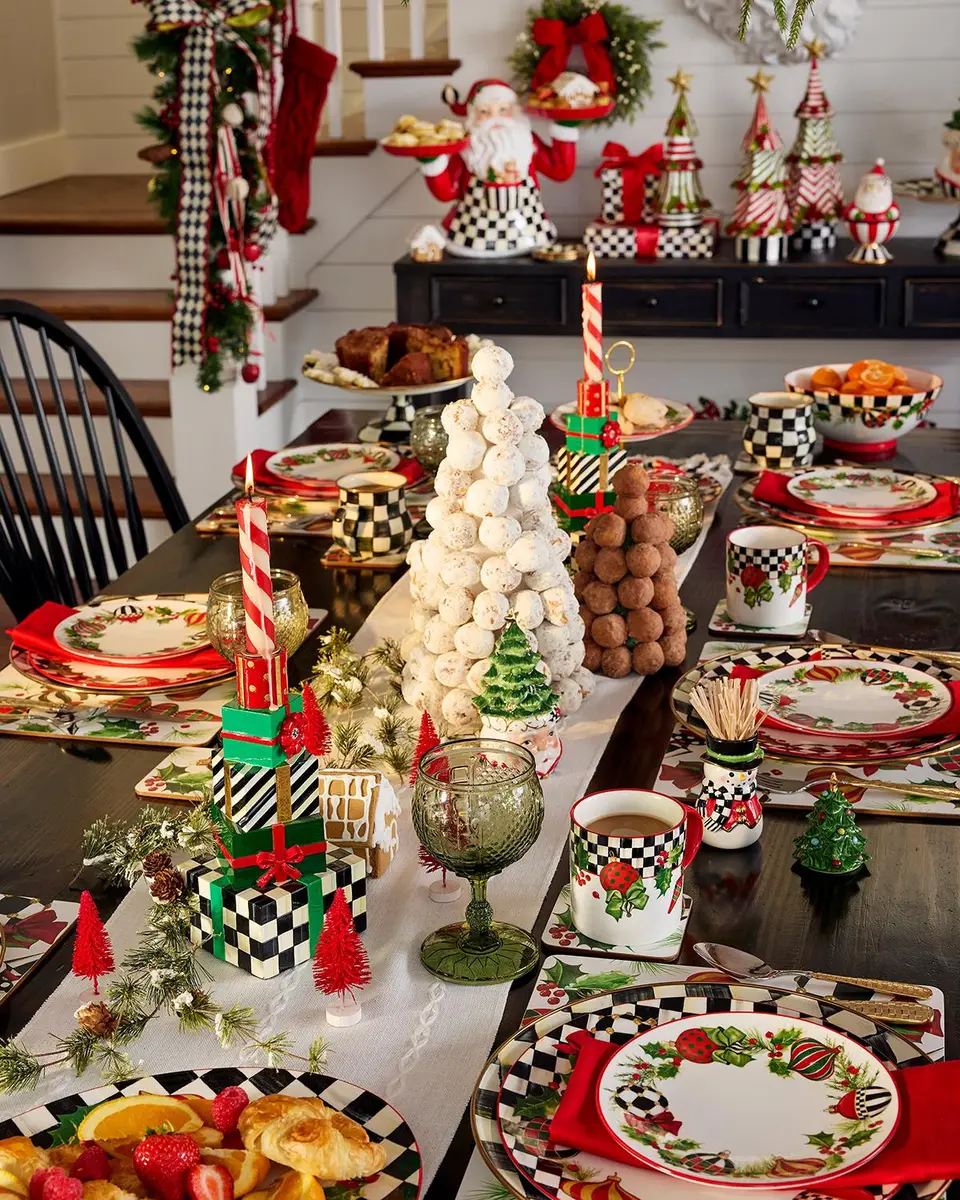 MacKenzie-Childs Deck the Halls Serving Bowl | Thumbnail 3 MacKenzie-Childs Deck the Halls Serving Bowl | Thumbnail 3