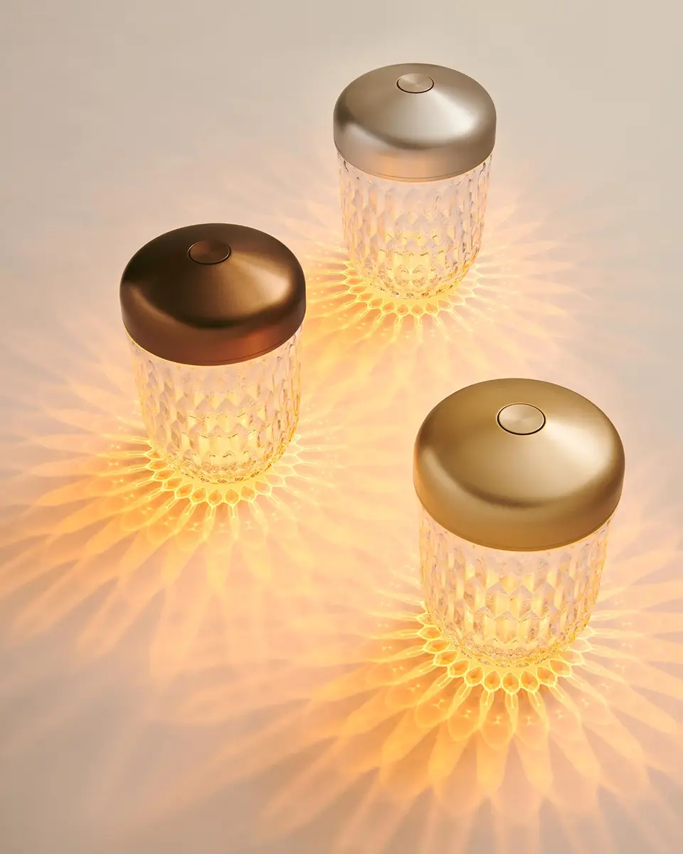 Saint Louis Crystal Folia Mini Portable Lamp | Thumbnail 4