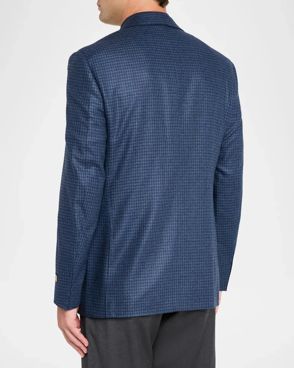 Canali Men's Wool Houndstooth Single-Breasted Sport Coat | Thumbnail 3 Canali Men's Wool Houndstooth Single-Breasted Sport Coat | Thumbnail 3