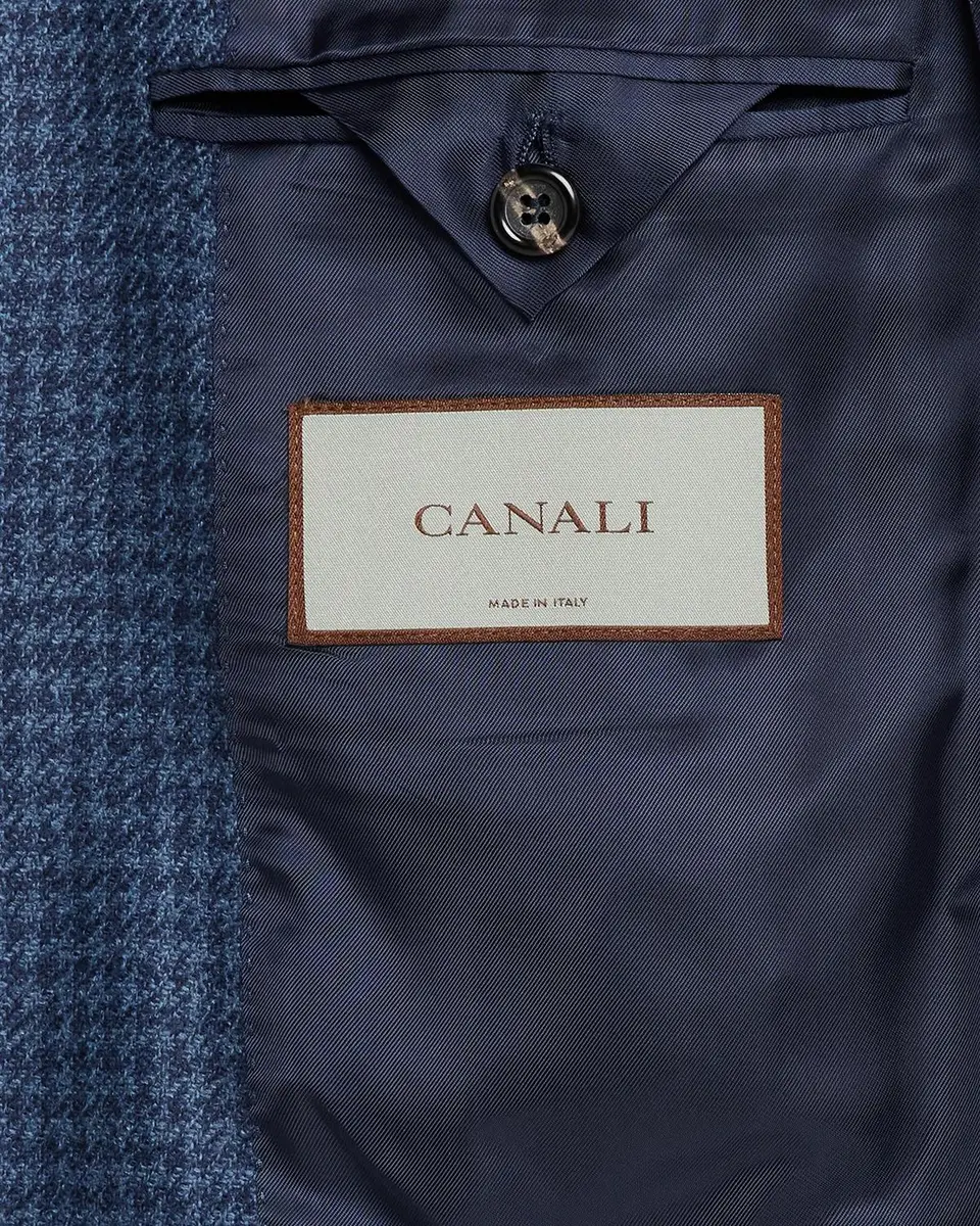 Canali Men's Wool Houndstooth Single-Breasted Sport Coat | Thumbnail 6 Canali Men's Wool Houndstooth Single-Breasted Sport Coat | Thumbnail 6