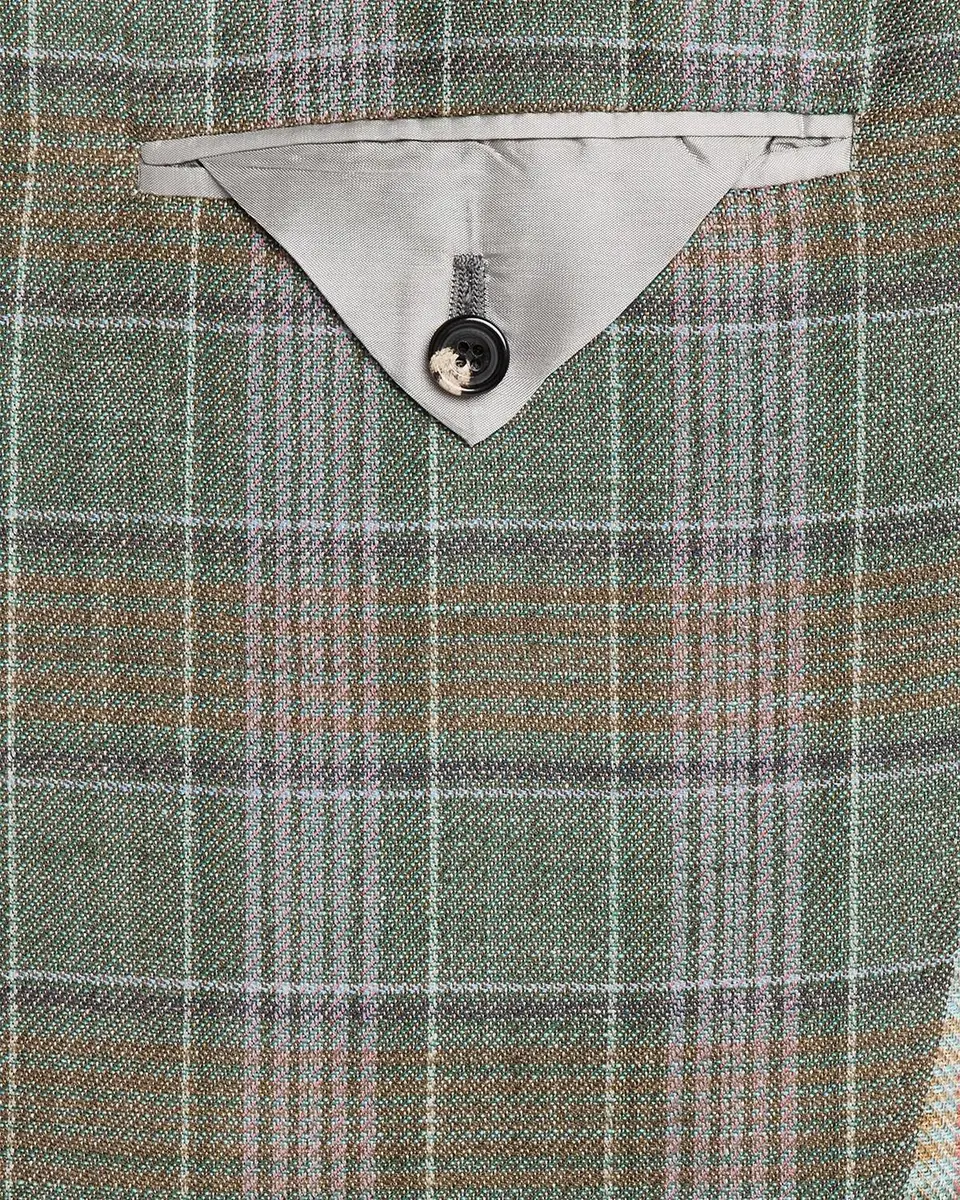 Sartorio Men's Plaid Wool-Blend Single-Breasted Sport Coat | Thumbnail 6 Sartorio Men's Plaid Wool-Blend Single-Breasted Sport Coat | Thumbnail 6