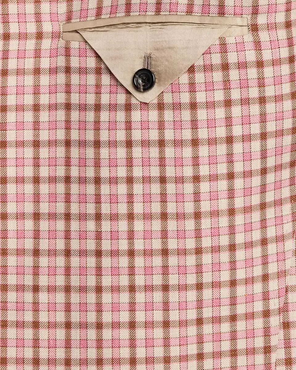 Sartorio Men's Micro-Check Wool & Silk Two-Button Sport Coat | Thumbnail 6 Sartorio Men's Micro-Check Wool & Silk Two-Button Sport Coat | Thumbnail 6