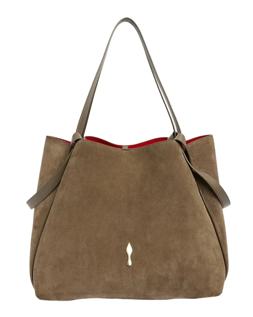 Christian Louboutin Bettina Large Suede Tote Bag